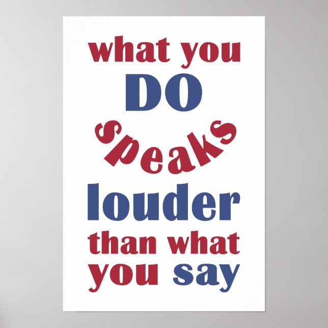 Do vs Säg anpassningsbar poster (Framsidan)