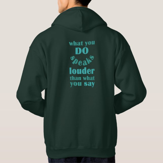Do vs say shirts & jacka sweatshirt med luva (Baksida)