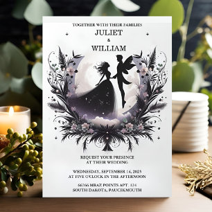 Do Witch Magic Dream Mystical Stars Måne Bröllop Inbjudningar
