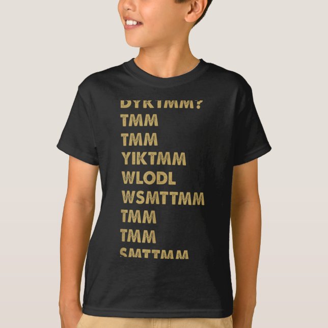 Do You Know The Muffin Man_ Dyktmm_ Funny Nostalgi T Shirt (Framsida)