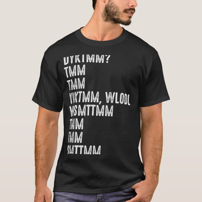 Do You Know The Muffin Man Dyktmm Funny Quote  T Shirt (Framsida)