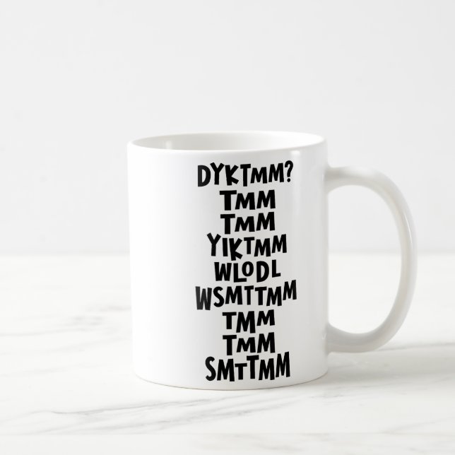 Do You Know The Muffin Man Dyktmm Nostalgia Funny  Kaffemugg (Höger)