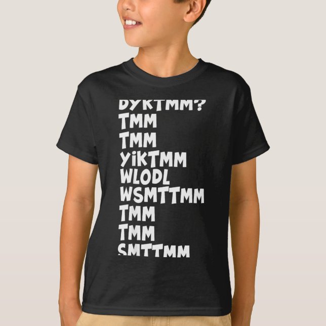 Do You Know The Muffin Man Dyktmm Nostalgia Funny  T Shirt (Framsida)