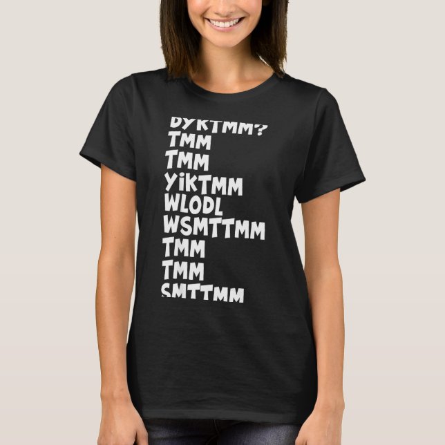 Do You Know The Muffin Man Dyktmm Nostalgia Funny  T Shirt (Framsida)