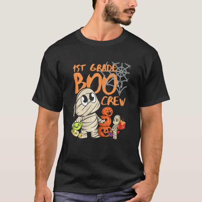 Do You Like Mummy This 1st Grade Boo Crew Hallowee T Shirt (Framsida)