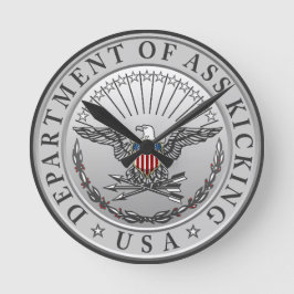 DoAK-väggklocka, 8-tums rund akryl Rund Klocka