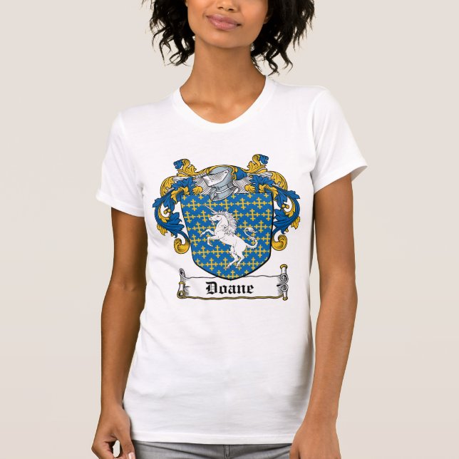 Doane familjvapensköld t-shirt (Framsida)