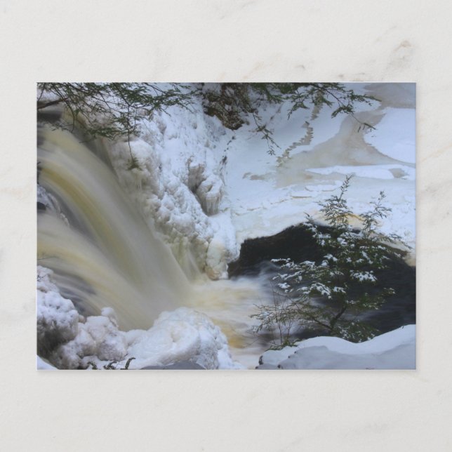 Doanes Falls Vinter Vykort (Framsida)