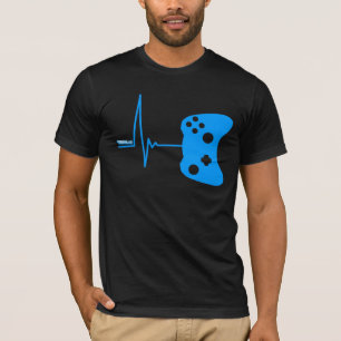 Dobbelhjärtatakt - gamervideospelgeeken vadderar t-shirt