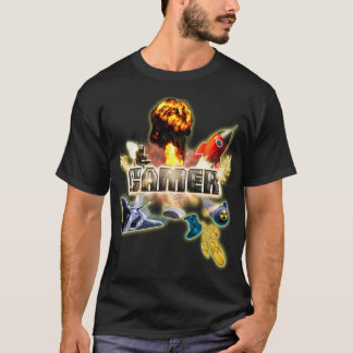 Dobbelskjorta: Videospeltema (Gamer på arbete) T Shirt