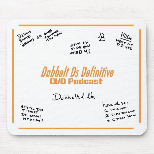 Dobbelt Ds Mousepad Musmatta (Framsidan)