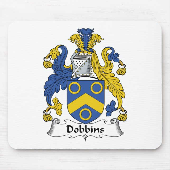 Dobbinsfamiljvapensköld Musmatta (Framsidan)