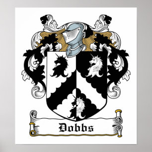 Dobbs familjvapensköld poster