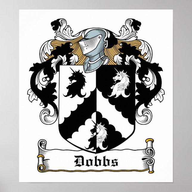 Dobbs Family Crest Poster (Framsidan)