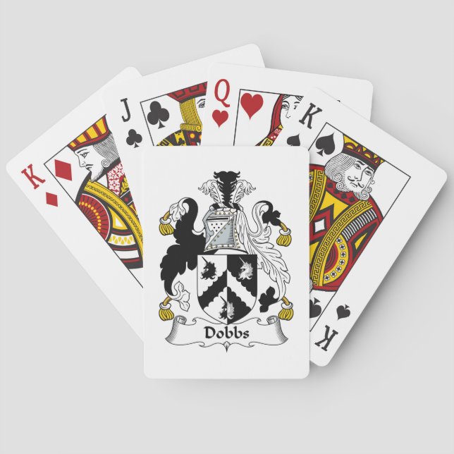 Dobbs Family Crest Spel Kort (Baksidan)