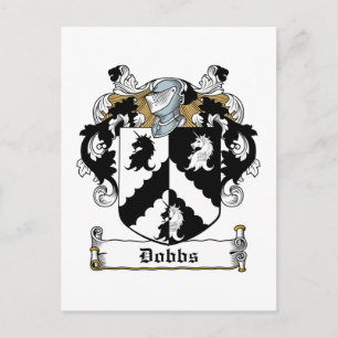 Dobbs Family Crest Vykort