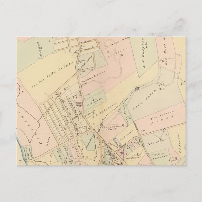 Dobbs Ferry, New York 2 Vykort (Framsida)