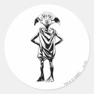 Dobby 2 runt klistermärke