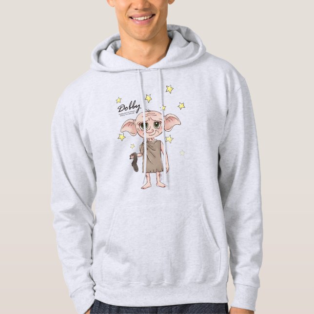 Dobby Akvarell Karaktär Konst Hoodie (Framsida)
