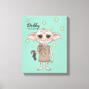 Dobby Akvarell Karaktärs Konst Canvastryck