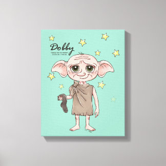 Dobby Akvarell Karaktärs Konst Canvastryck