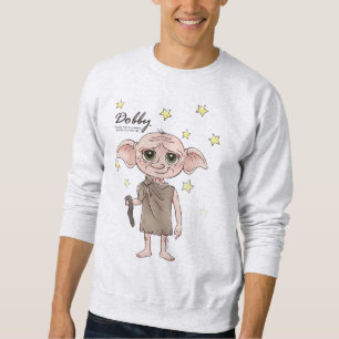 Dobby Akvarell Karaktärs Konst Lång Ärmad Tröja