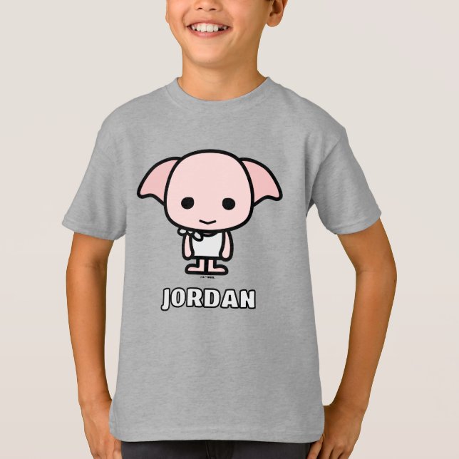 Dobby Cartoon Character Art T Shirt (Framsida)