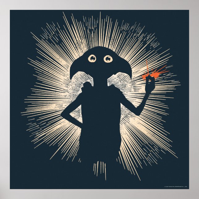Dobby Casting Magic Poster (Framsidan)