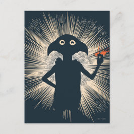 Dobby Casting Magic Vykort
