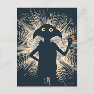Dobby Casting Magic Vykort