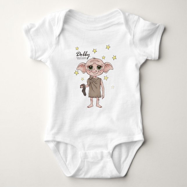 Dobby Watercolor Character Art T Shirt (Framsida)