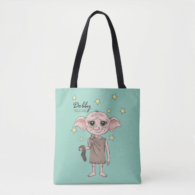 Dobby Watercolor Character Art Tygkasse (Framsida)