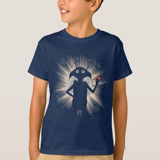 Dobbyrollbesättningmagi T Shirt (Framsida)