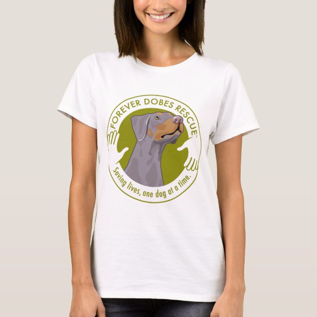 dobe-fawn-uncropped-ear-logo-8-29-11 tee (Framsida)