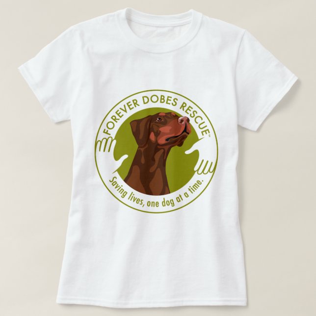 dobe-red-uncropped-ear-logo-8-29-11 tee shirt (Design framsida)