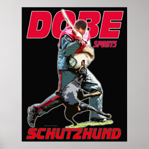 Dobe Sport Schutzhund-design Poster