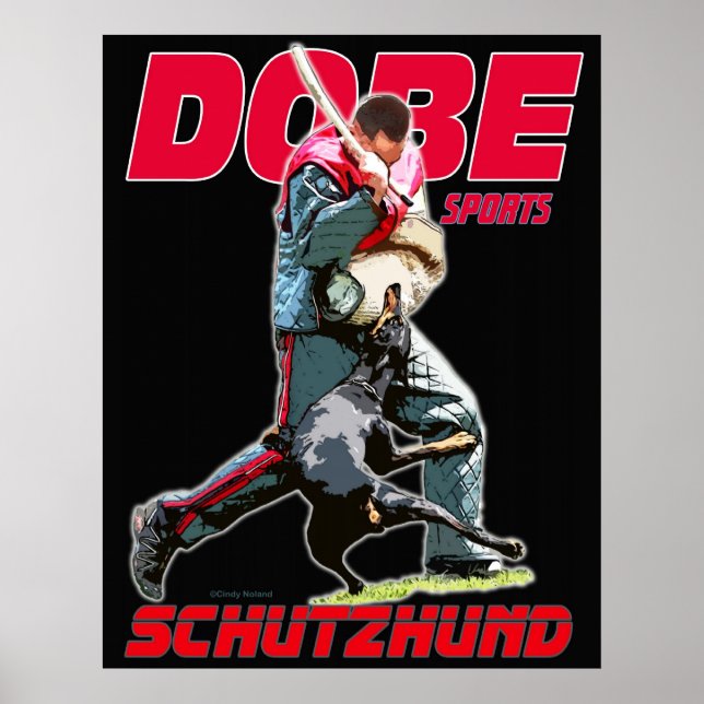 Dobe Sport Schutzhund-design Poster (Framsidan)