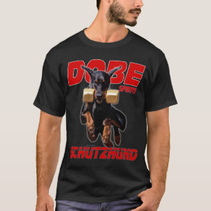 Dobe sportar Schutzhund hämtar T Shirt