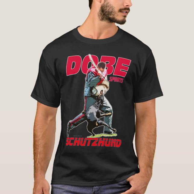 Dobe sportar Schutzhund T-shirt (Framsida)