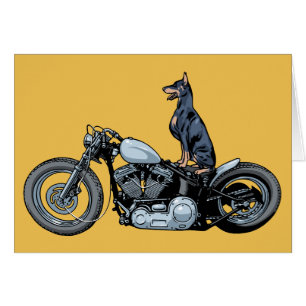 Dobercycle Hälsningskort