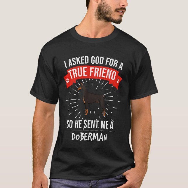 Doberman 1 t shirt (Framsida)