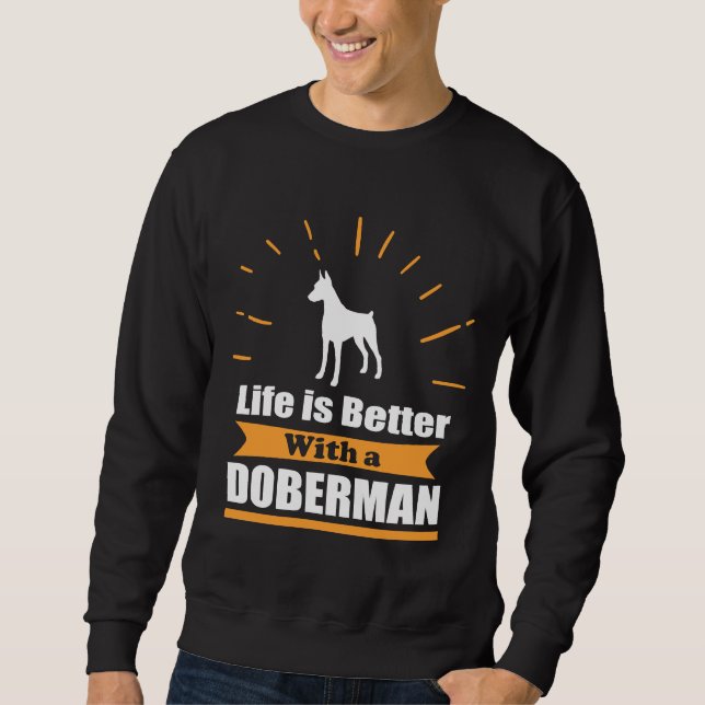 Doberman 518 lång ärmad tröja (Framsida)