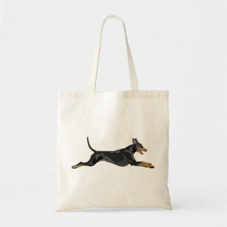 Doberman All Natural Running Black Tygkasse