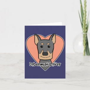 Doberman Älskare Kort