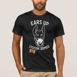 Doberman Big hund Armed T Shirt