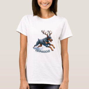 Doberman Dasher T Shirt