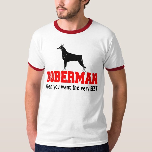 DOBERMAN DET MYCKET BÄST TEE (Framsida)