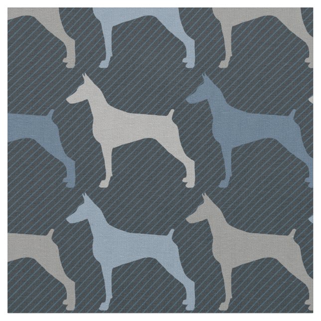 Doberman - Docked and Cropping Tyg (Närbild)