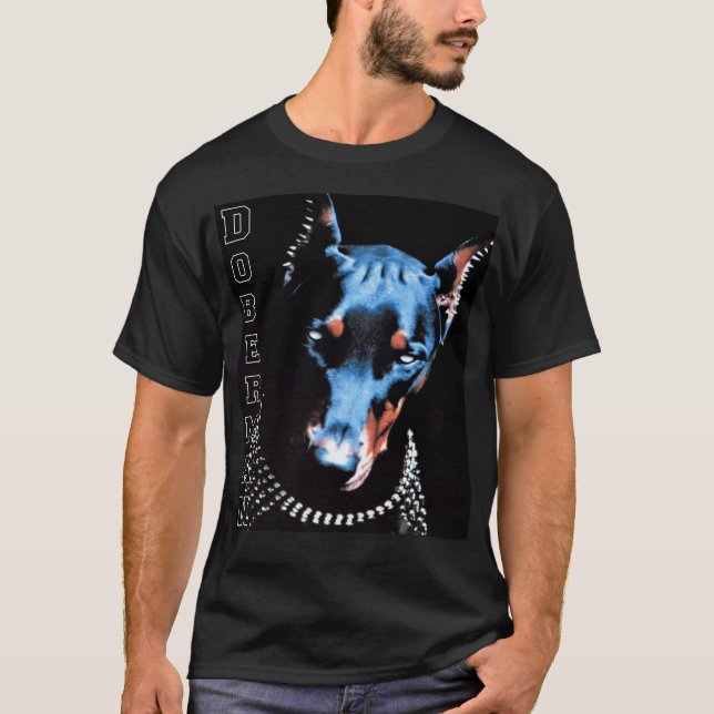 Doberman Family T Shirt (Framsida)