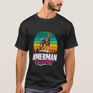 DOBERMAN FARFAR Hund Farfar Dobermanns Farfäder T Shirt